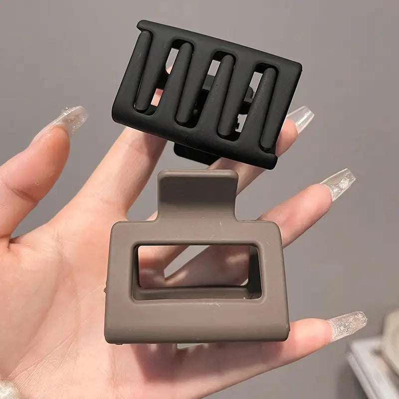 4 Stück Elegante Haarklammern-Set - Matte