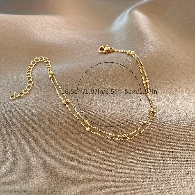 Armband aus Edelstahl 18 Karat vergoldet