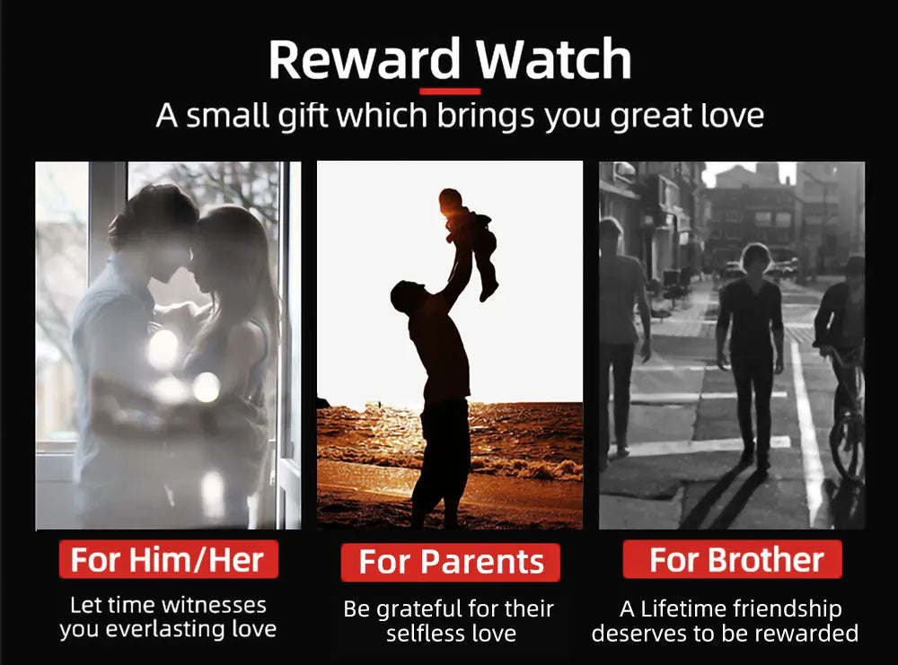 REWARD VIP Herrenuhren Wasserdichte Leuchtende Sportuhren für Mann Edelstahl Armbanduhr Chronograph Datum Stoppuhr
