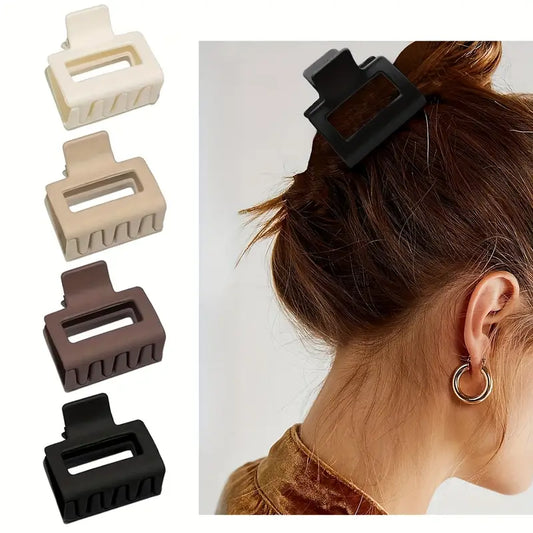 4 Stück Elegante Haarklammern-Set - Matte