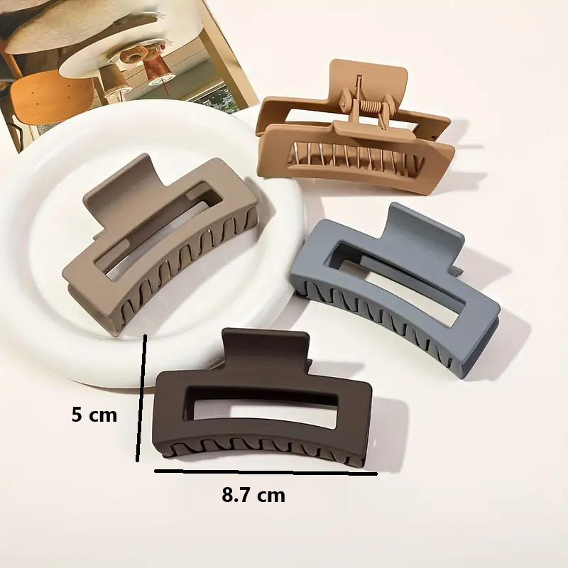 Haarklammer 4 Set Matte  Sehr Schön Neu